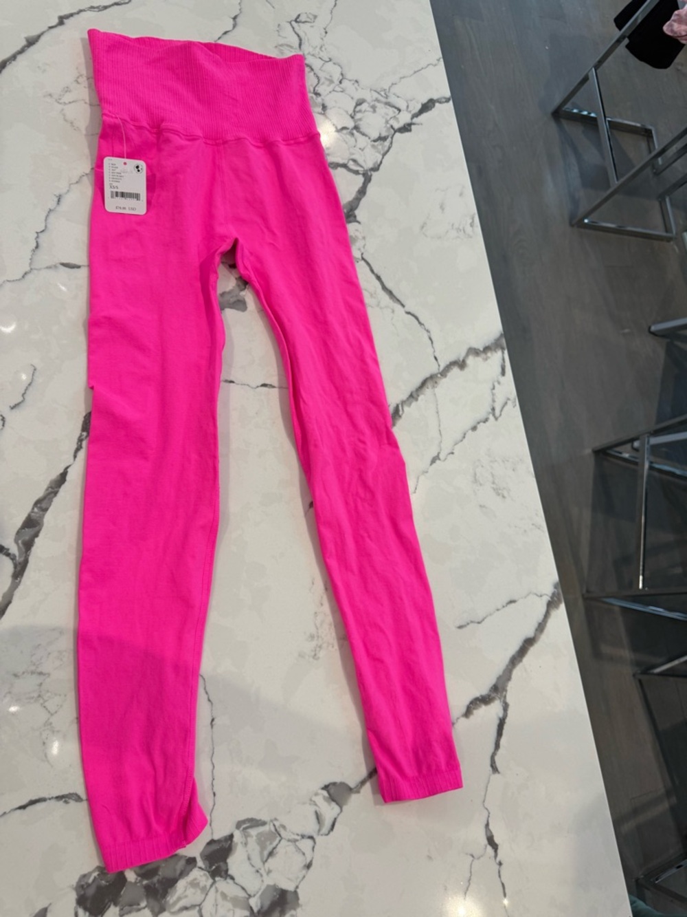 FP Movement by Free People High-Waist Seamless Leggings - Hot Pink